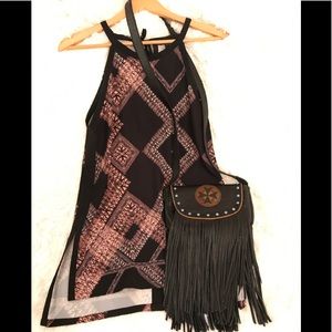 Whitney Eve Diamond Maze Silky Tunic Dress